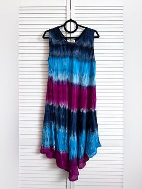 Original USA Dark Hues Tie-Dye Tank
Sundress w/embroidery, Size:OS (XL-2X) NWOT